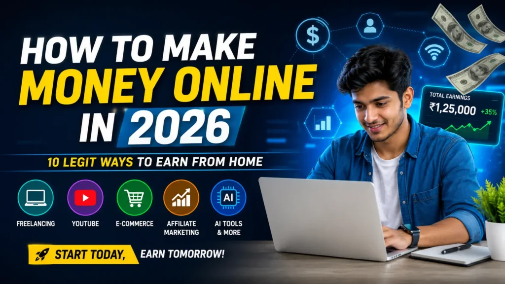 How to Make Money Online in 2026: 10 Legit Ways for Beginners